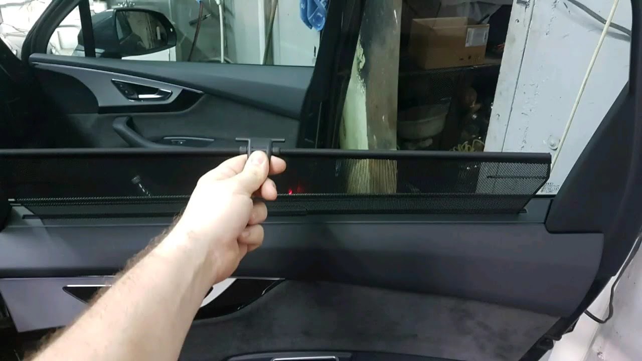 Установка шторок на задние двери - 96 фото