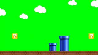 Super Mario Scenario 1 (green screen)