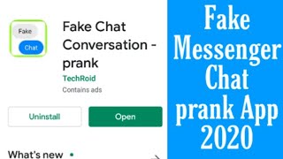 Fake messenger chat Prank app 2020 | How to download Fake messenger prank app 2020 screenshot 2