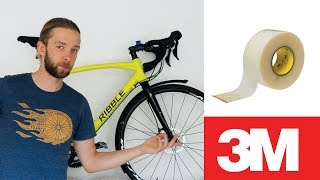 How to Protect Bike Frame From Scratches With Helicopter Tape