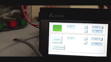 Delta HMI | Basic Functionality Demonstration via PLC Training kit