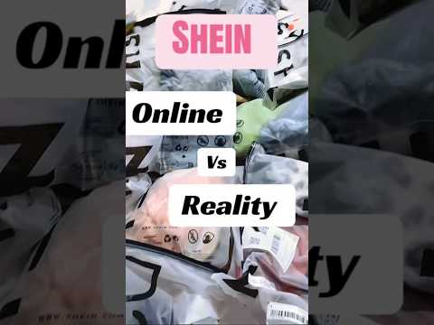 Shein kids  online vs reality 🛍️. #shein #sheinhaul #sheinkids #shorts