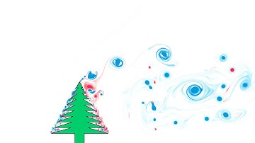 Fluid flow past a Christmas tree