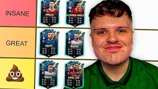RANKING EVERY ULTIMATE TOTS ON FIFA 22! | Ultimate Team of the Season Tier List...