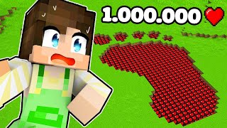 Tôi Phát Hiện Bàn Chân Chứa 1 TRIỆU TRÁI TIM Trong Minecraft