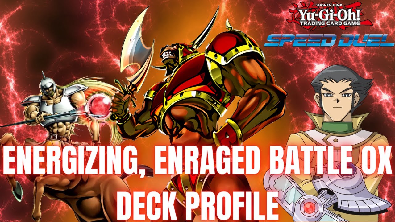 ENERGIZING, ENRAGED BATTLE OX (Energizing Elements) Speed Duel Deck