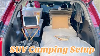 SUV Solo Camping Setup (no build) | Toyota Rav 4 2018 | Tee Leads Life