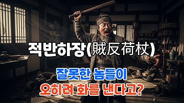그 말, 무슨 뜻이야? | 도둑이 오히려 매를 든다고?  적반하장의 충격적인 실화 | 사자성어 유래