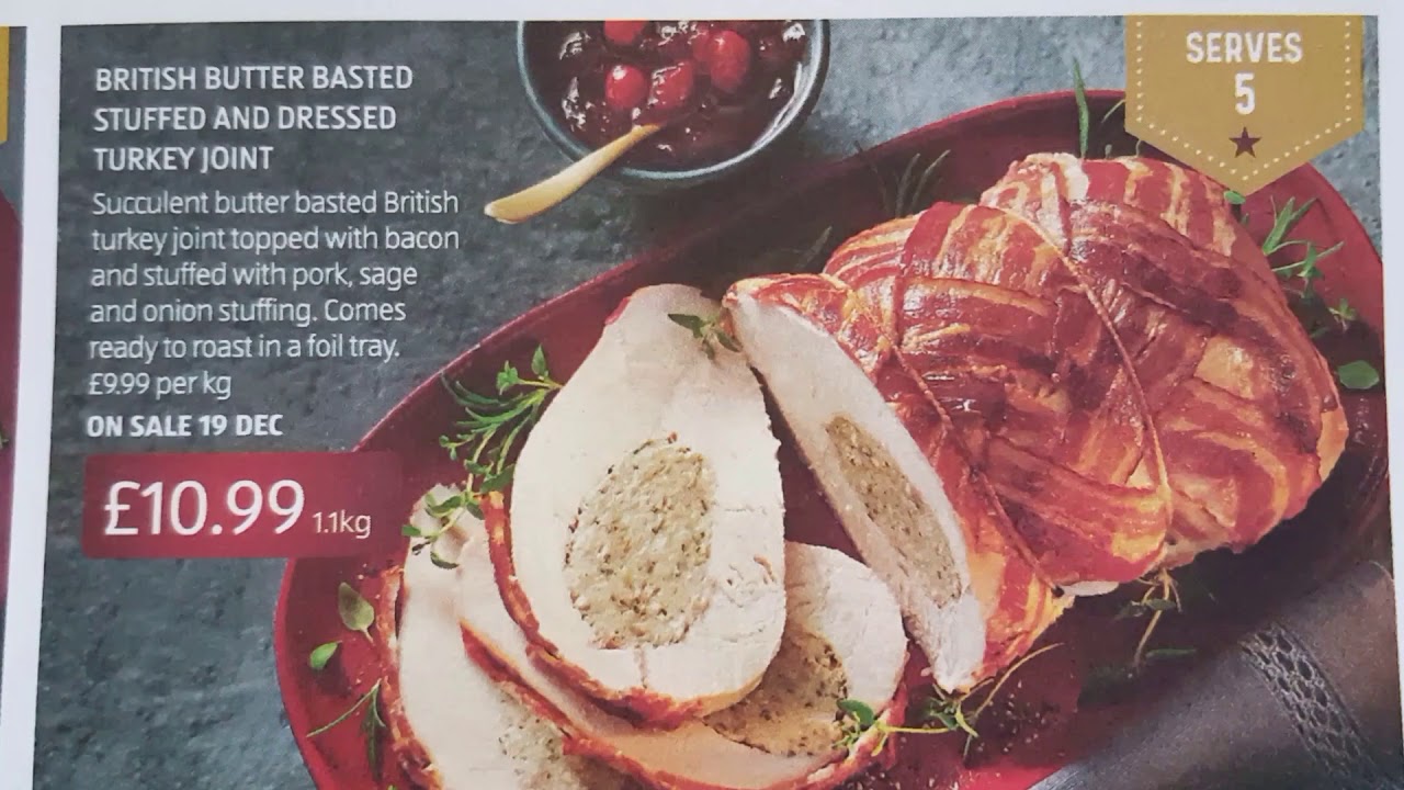 Food BRITISH BUTTER BASTED STUFFED AND DRESSED TURKEY JOINT YouTube