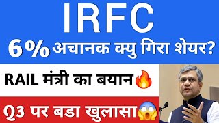 IRFC Share Latest News🚨 | Irfc Share🚨  Irfc Share News Today | Irfc | Rvnl Share | Ircon Share News