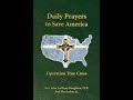 Daily prayers to save america thursday    from catholicitycom