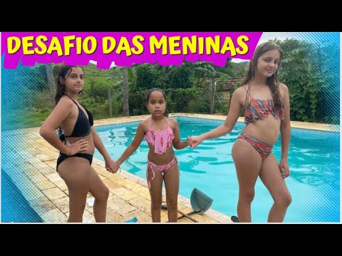 DESAFIO DE PISCINAS // DESAFIO DO JOGO DA VELHA COM ELAS!!!