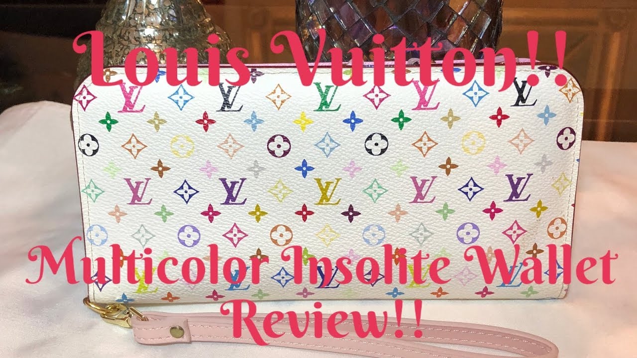 Louis Vuitton Multicolor Insolite Wallet Black