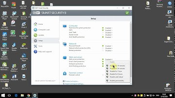 disable web access protection eset smart security