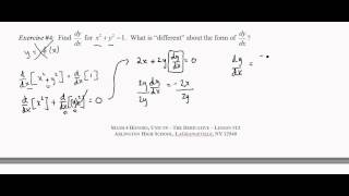 Celebrity Unit #4.Lesson #13.Implicit Derivatives Profile