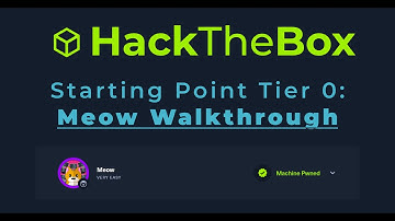 Starting Point - Meow | Hack The Box | Beginners Friendly Guide