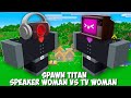 What if you SPAWN SPEAKER WOMAN TITAN vs TV WOMAN TITAN in Minecraft ? BIGGEST SKIBIDI MOB !