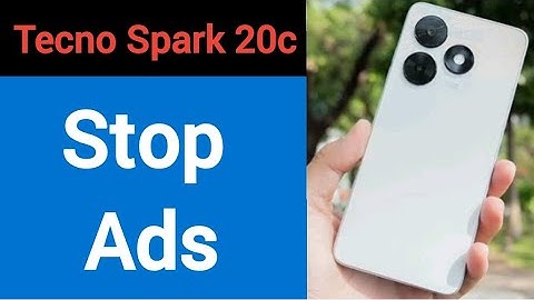Tecno Spark 20c me ads Kaise hataye, how to stop ads