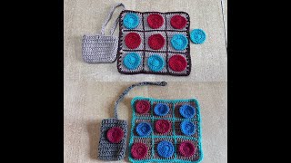 Tuto jeux de morpion, dames  au crochet @AlextitiaTutoCrochet screenshot 5