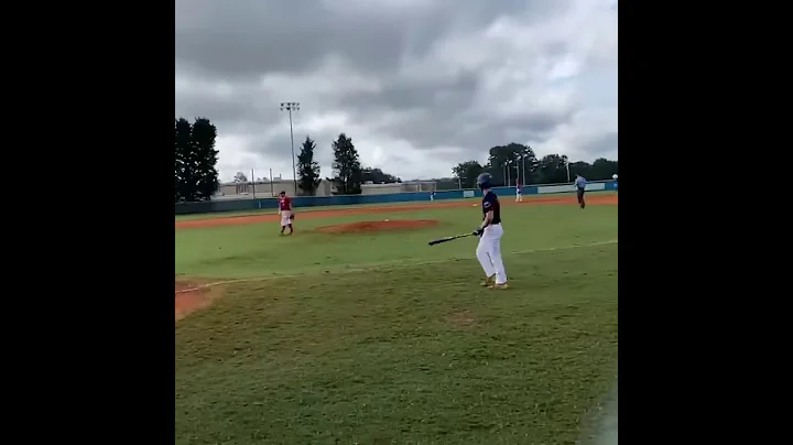 Daniel Hupp Homerun at Broome High School (Wood Bat)