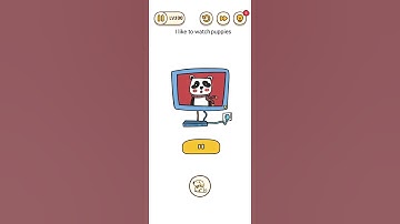 Brain Find! I like to watch puppies - level 100