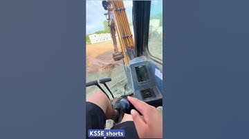 Amazing Tutorial: Learn Excavator Operations in Just One Minute! #automobile #machine #sitework