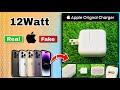 Apple iPhone 12W Adapter Original vs Fake | Full Comparison 2025
