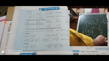 new learning composite mathematics class 8 self practice 2a l schand 8thmaths power & exponent