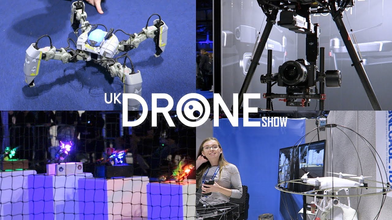 drone crash 2018 Drone Show NEC Birmingham 2018