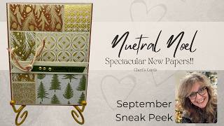 Stampin' Up! SNEAK PEEK Neutral Noel Lush Designer Papers!!