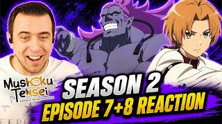 RUDY VS BADIGADI! | Mushoku Tensei Season 2 Episode 7 and 8 REACTION