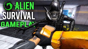 Alien Survival Gameplay - Aliens vs Predator NPCs BETA | Garry
