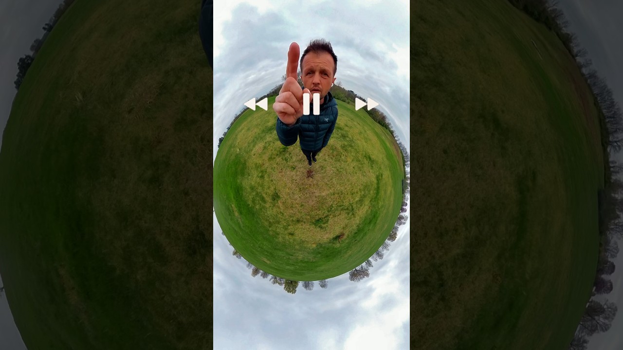 Changing music on this planet. Follow to see the trick. #insta360