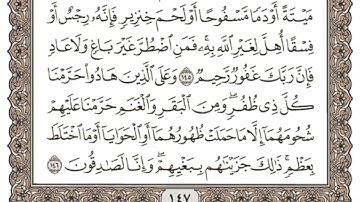 (8) القرآن الكريم الجزء الثامن مكتوب الشيخ سعد الغامدي