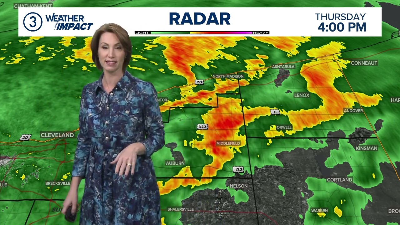 Cleveland Weather Periodic PM Lake Rain Showers On Friday With Temps In Low 50s