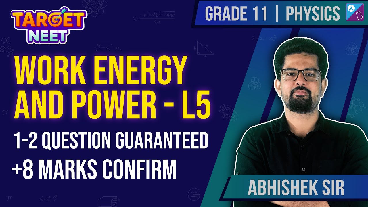 Work energy and power class 11 | Work done by spring force | Physics ...