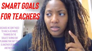SMART Goals for Teachers - Science
