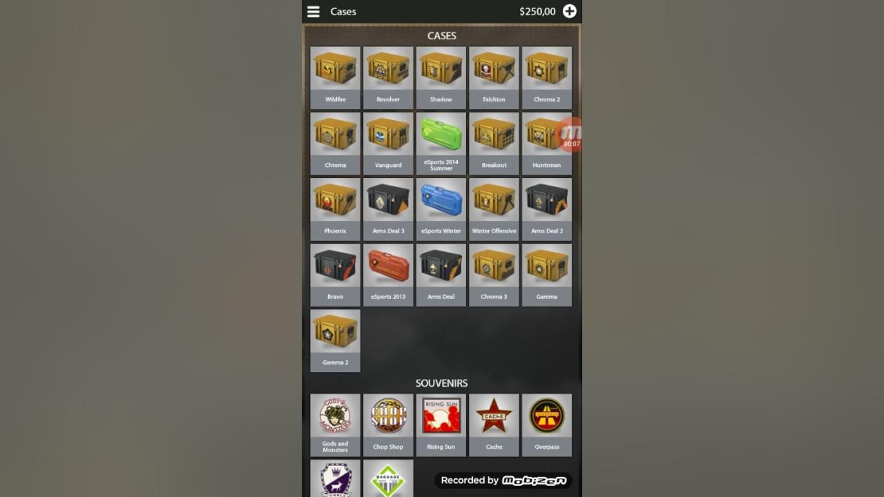 Case simulator code. Case simulator code