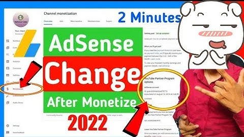 CHANGE Google AdSense After Monetize💲,No Effect on Monetization ✅ | How to change AdSense on YouTube