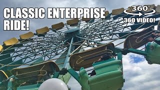 Cool 360 Degree Enterprise Amusement Park Ride POV! Slagharen Netherlands