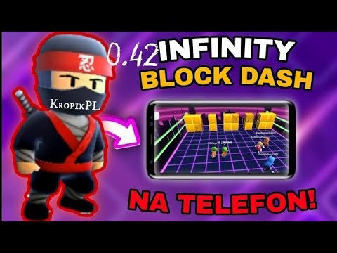 jak grać Infinity block dash 0.42 (OPIS)