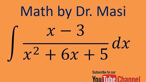 How to integrate (x 3),(x^2+6x+5) partial fraction decomposition, indefinite integral, calculus