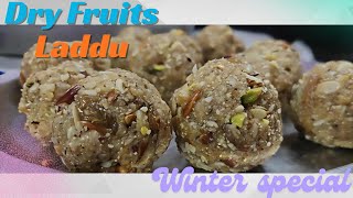 Mewe Ke Laddu Recipe | Healthy Dry Fruits Laddu | Winter Special screenshot 5