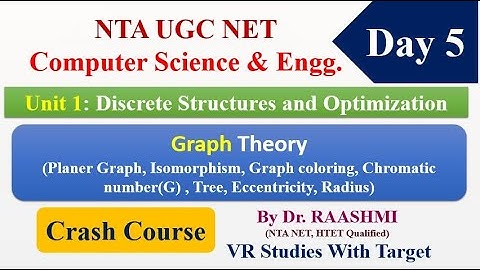 Graph Theory | Unit 1 | Discrete Structures and Optimization |  NTA UGC NET/JRF/SET Paper 2