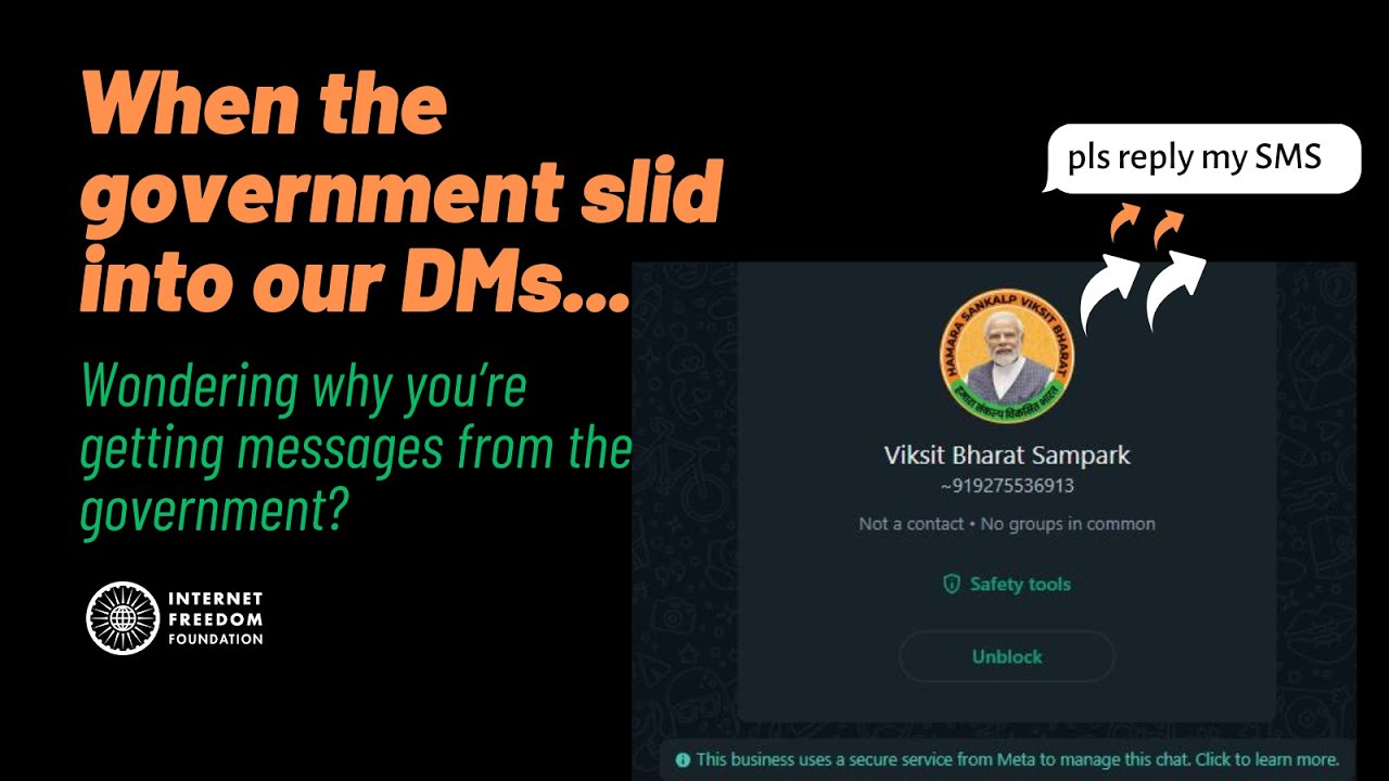 Viksit bharat sampark when the government slid into our dms