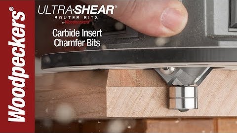 Ultra-Shear Carbide Insert Chamfer Bits
