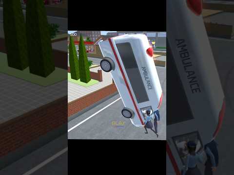Yuta jadi sopir Ambulan yang sedang mengamuk di jalanan kota sakura #shorts #sakuraschoolsimulator