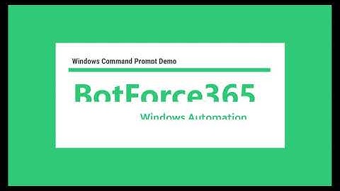 BotForce365 RPA - Windows Automation