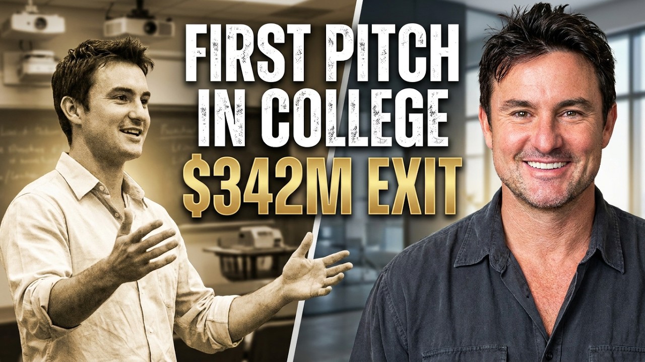 Nathaniel Stevens pitching Yodle in college