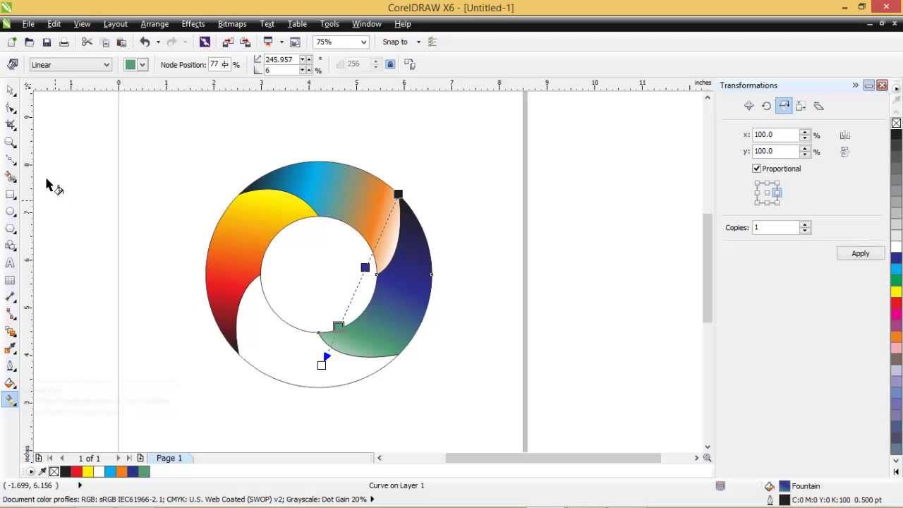  Cara  membuat  logo dengan kesan 3d pada corelDRAW  x6 YouTube